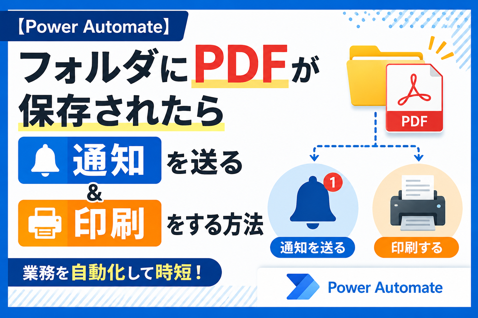 フォルダにPDFが保存されたら通知を送る＆印刷する方法